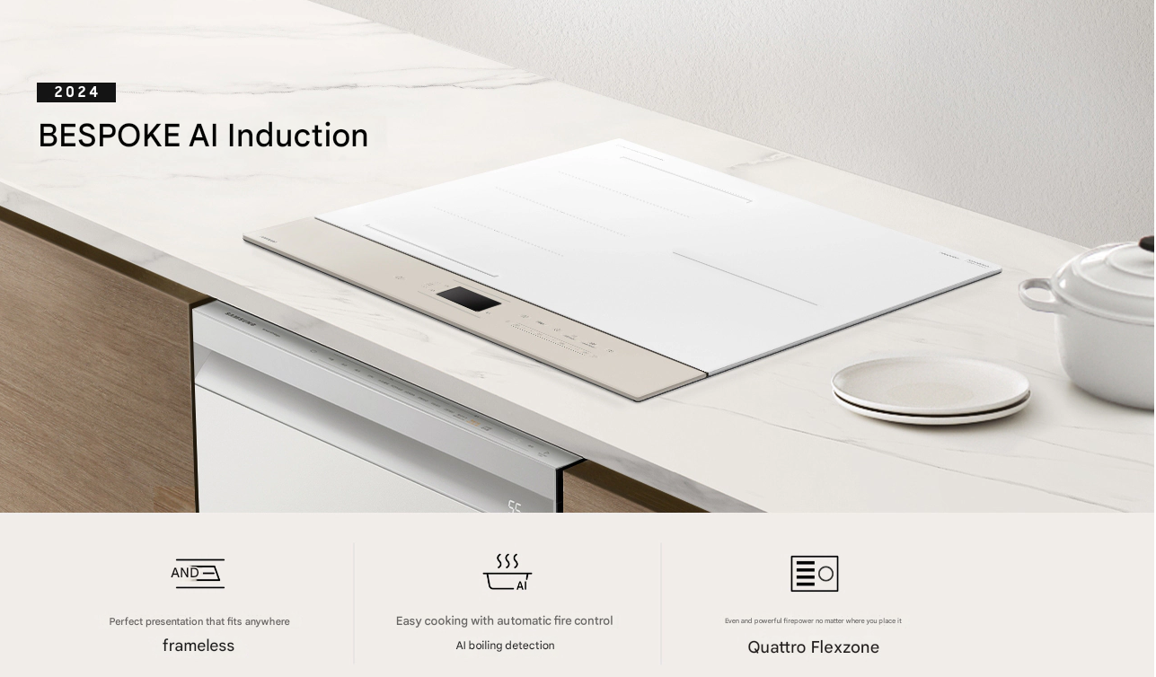 Samsung BESPOKE AI Induction (Flex Zone) Built In Induction Cooktop
