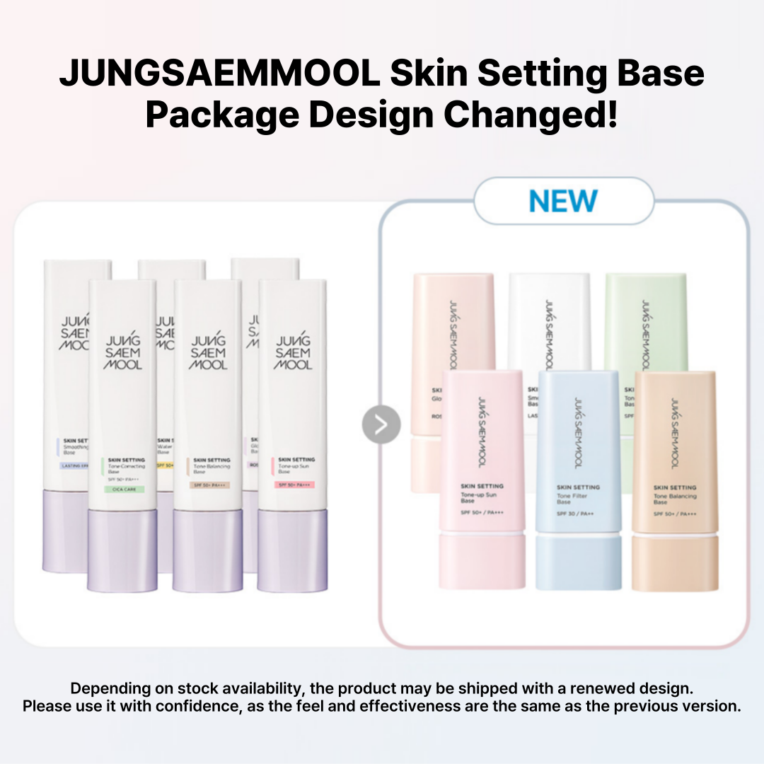 [Jungsaemmool] NEW Skin Setting Base 40ml 7Type (Water Sun, Tone ...