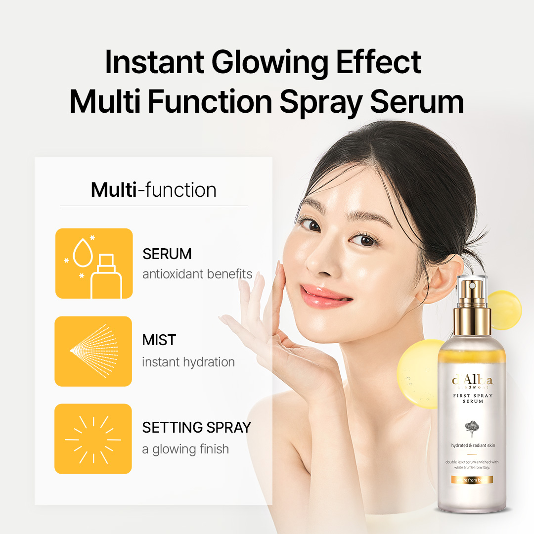 [d'Alba Official] White Truffle First Spray Serum 100ml, Vegan, Premium ...