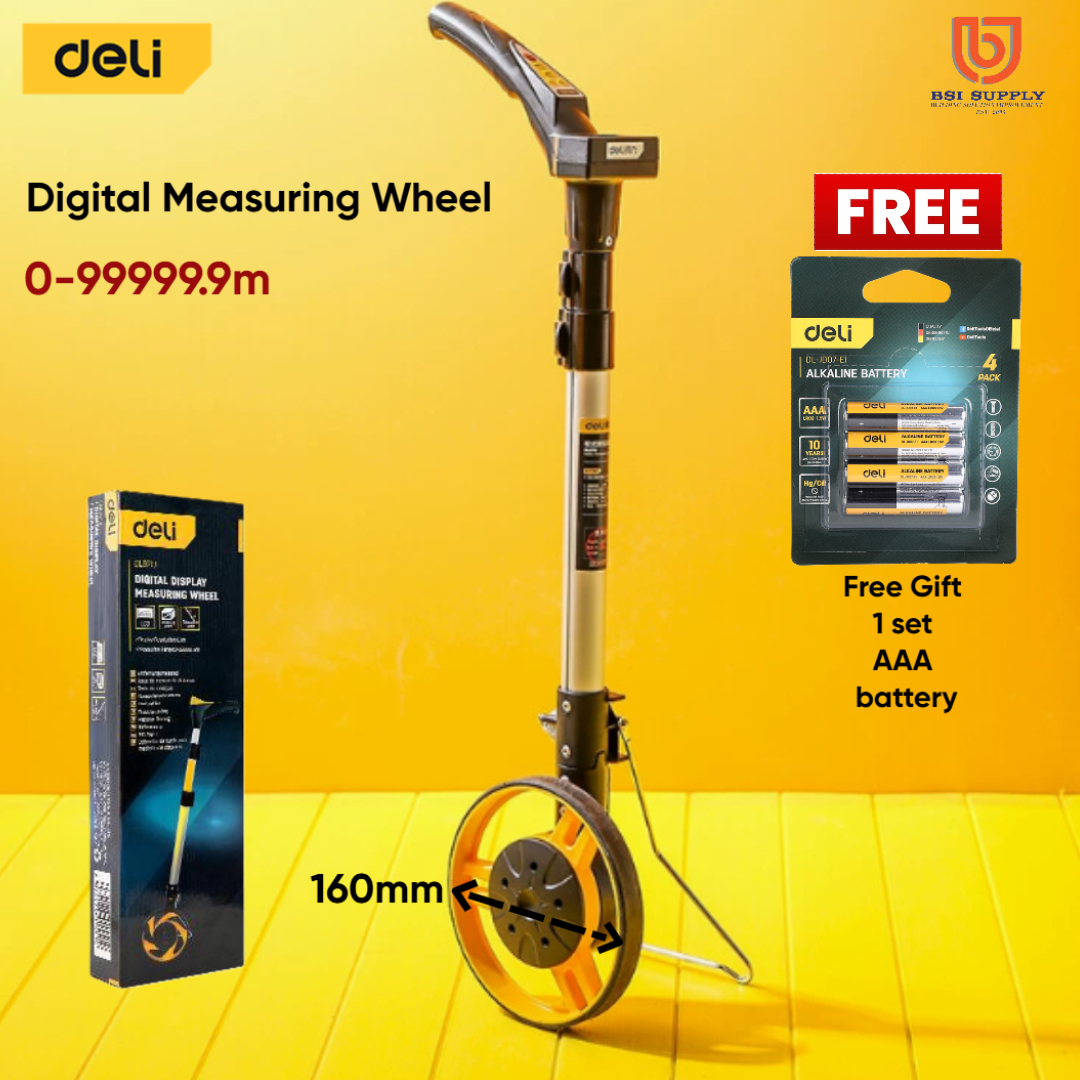 DELI Distance Measuring Wheels (DL330060) , Digital Distance Measuring ...