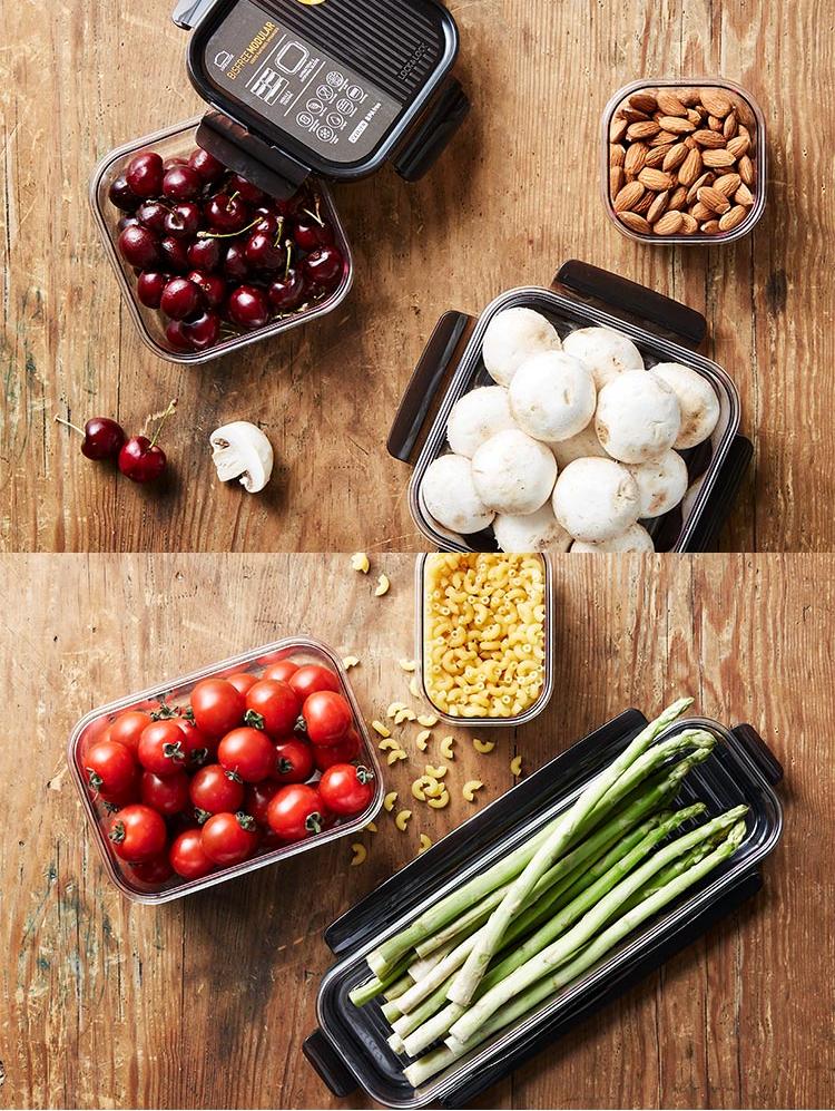 LocknLock Bisfree Modular 600ml Square BPA Free Tritan Food Container ...