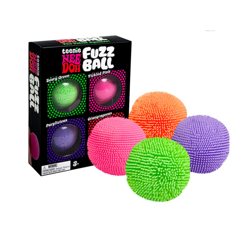 NeeDoh Baby Fuzz Ball Set 3P / 4P | Squishy Stress Ball | Soft Fidget ...