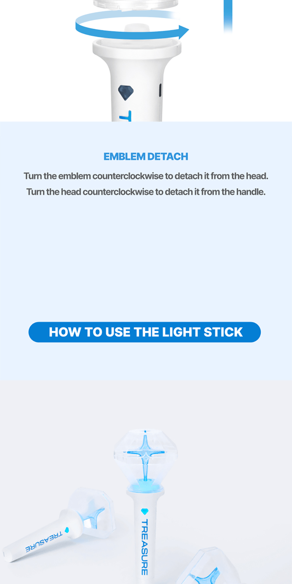 Treasure Official Light Stick ver.2 | Shopee Philippines