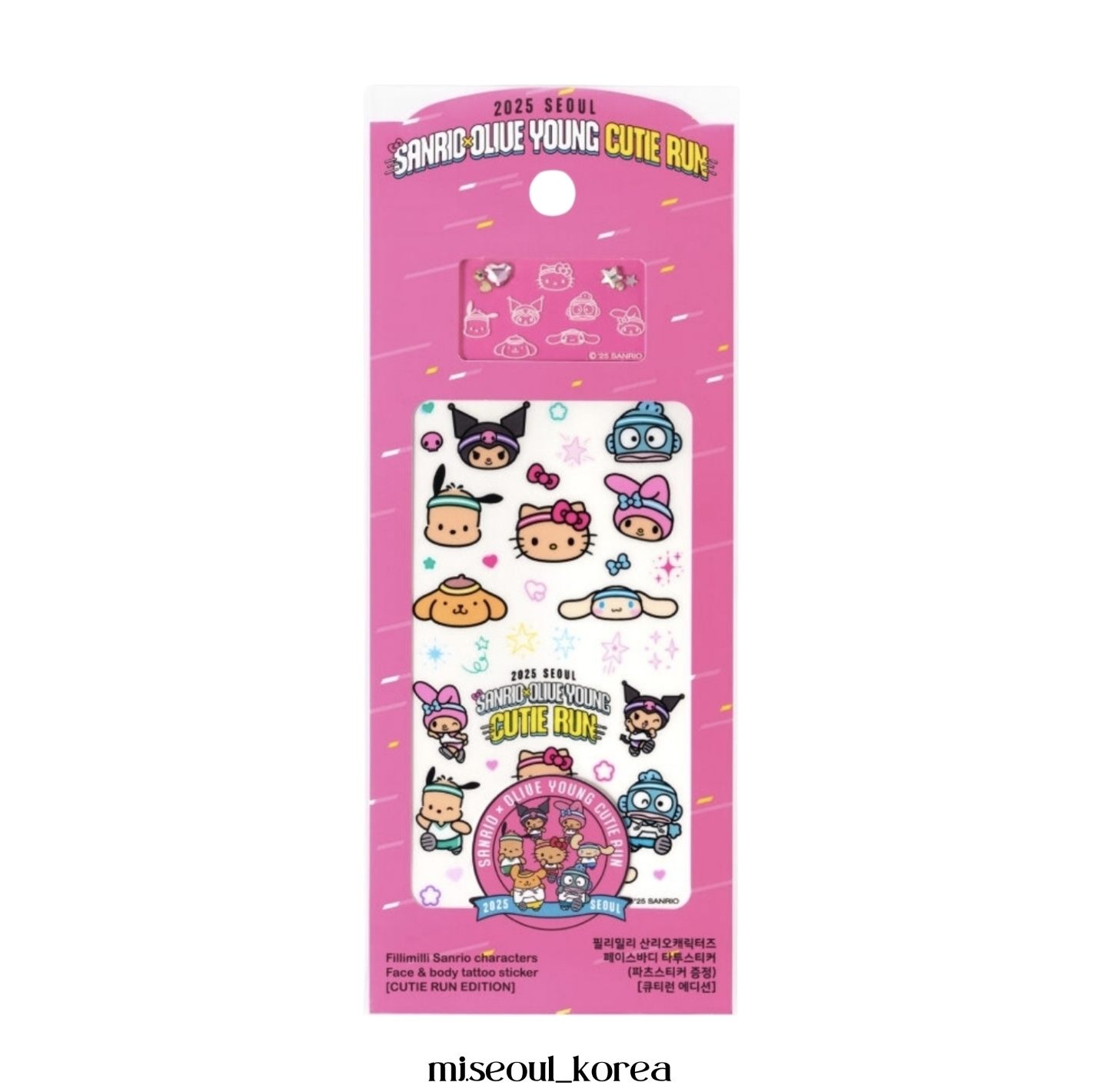 Fillimilli Sanrio Oliveyoung Face&Body Sticker Set | Shopee Philippines