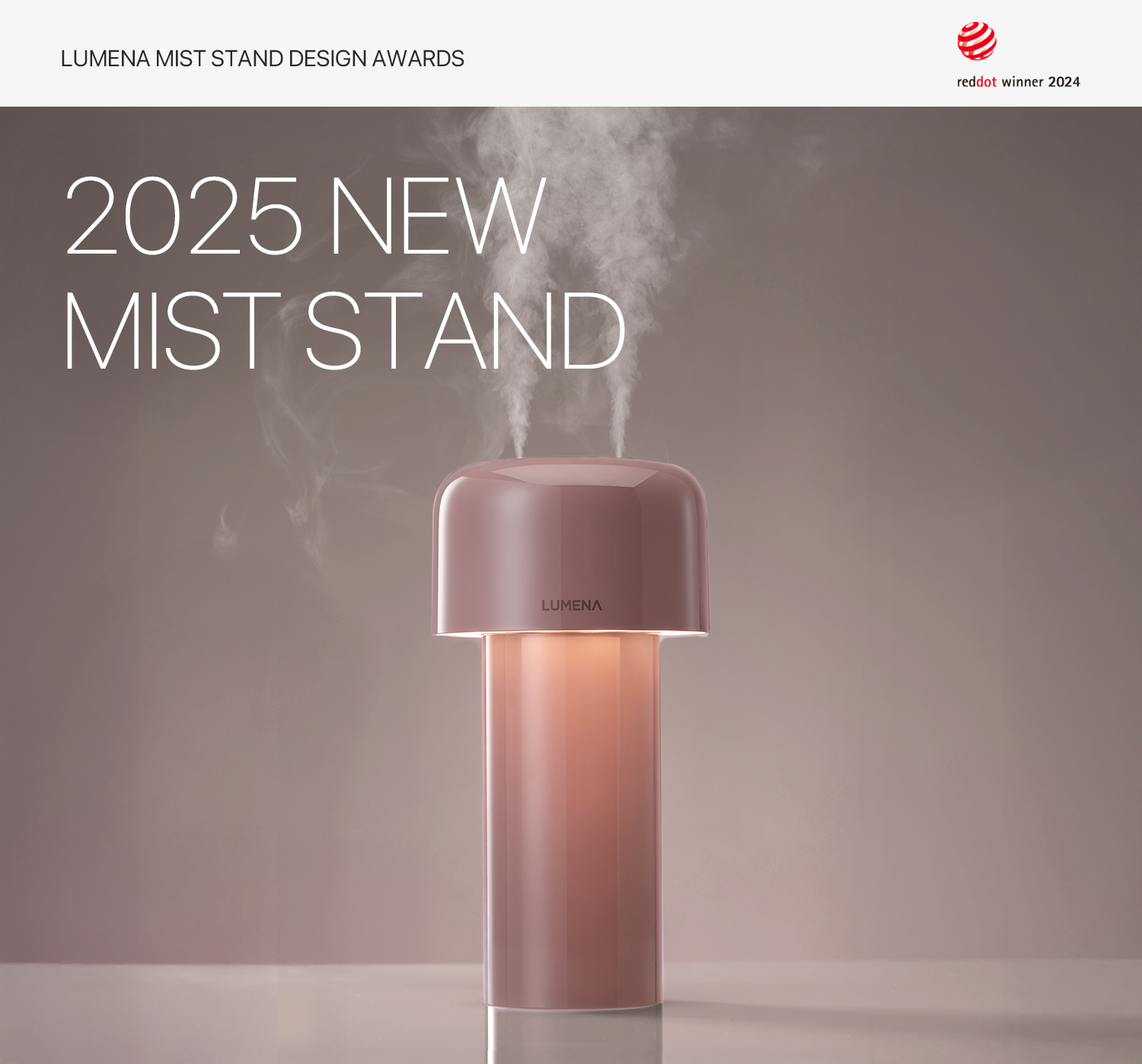LUMENA Mist Stand Dual Wireless Humidifier Portable Stand Quiet ...