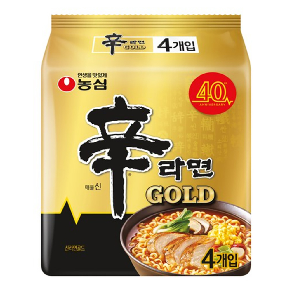 Nongshim Shin Ramyun Gold Limited Edition Korean Spicy Instant Noodles ...