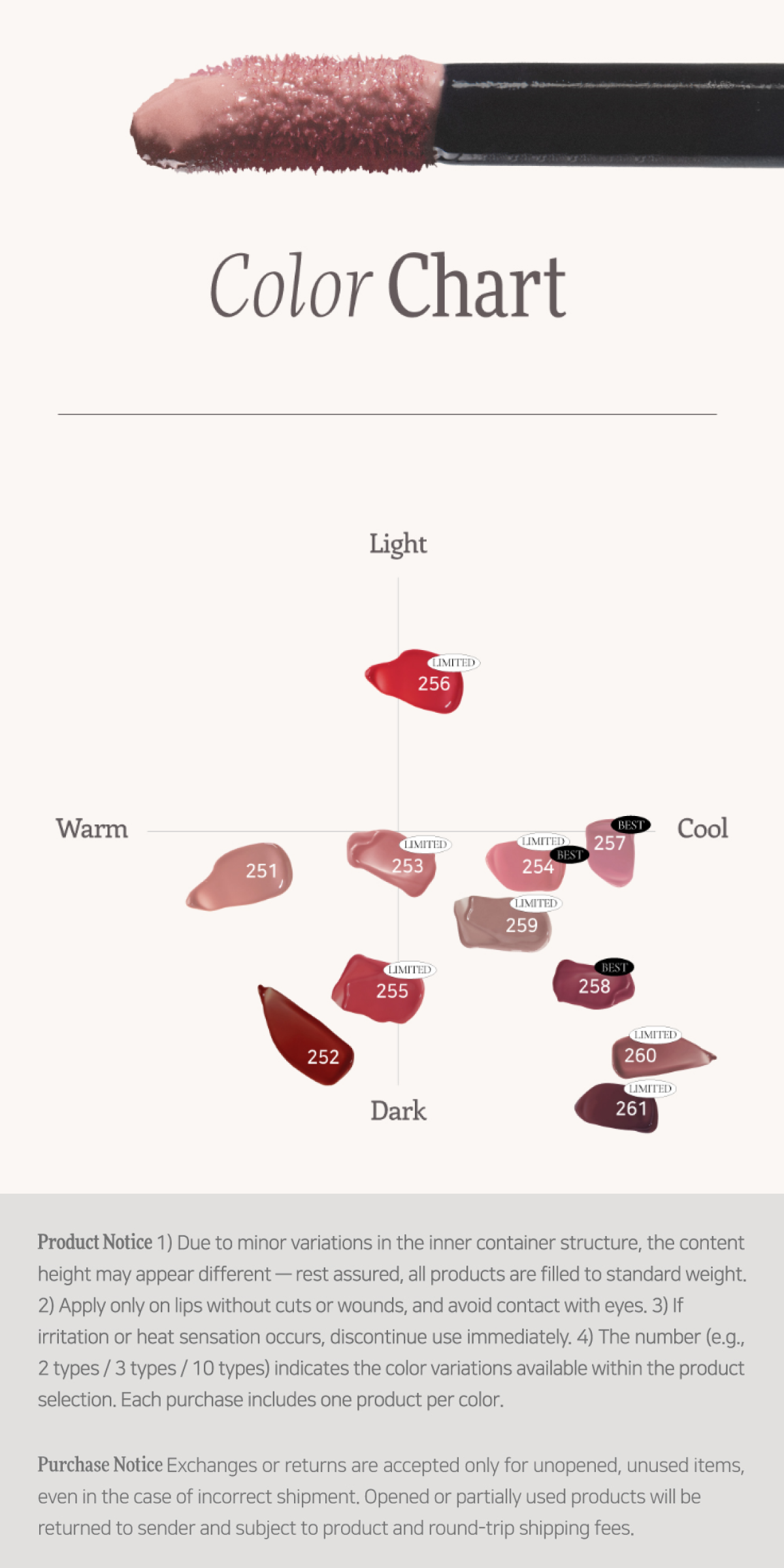 [Marcus Aurelius Collection] Blur-Glowy MINI Lip Tint (11 colors ...