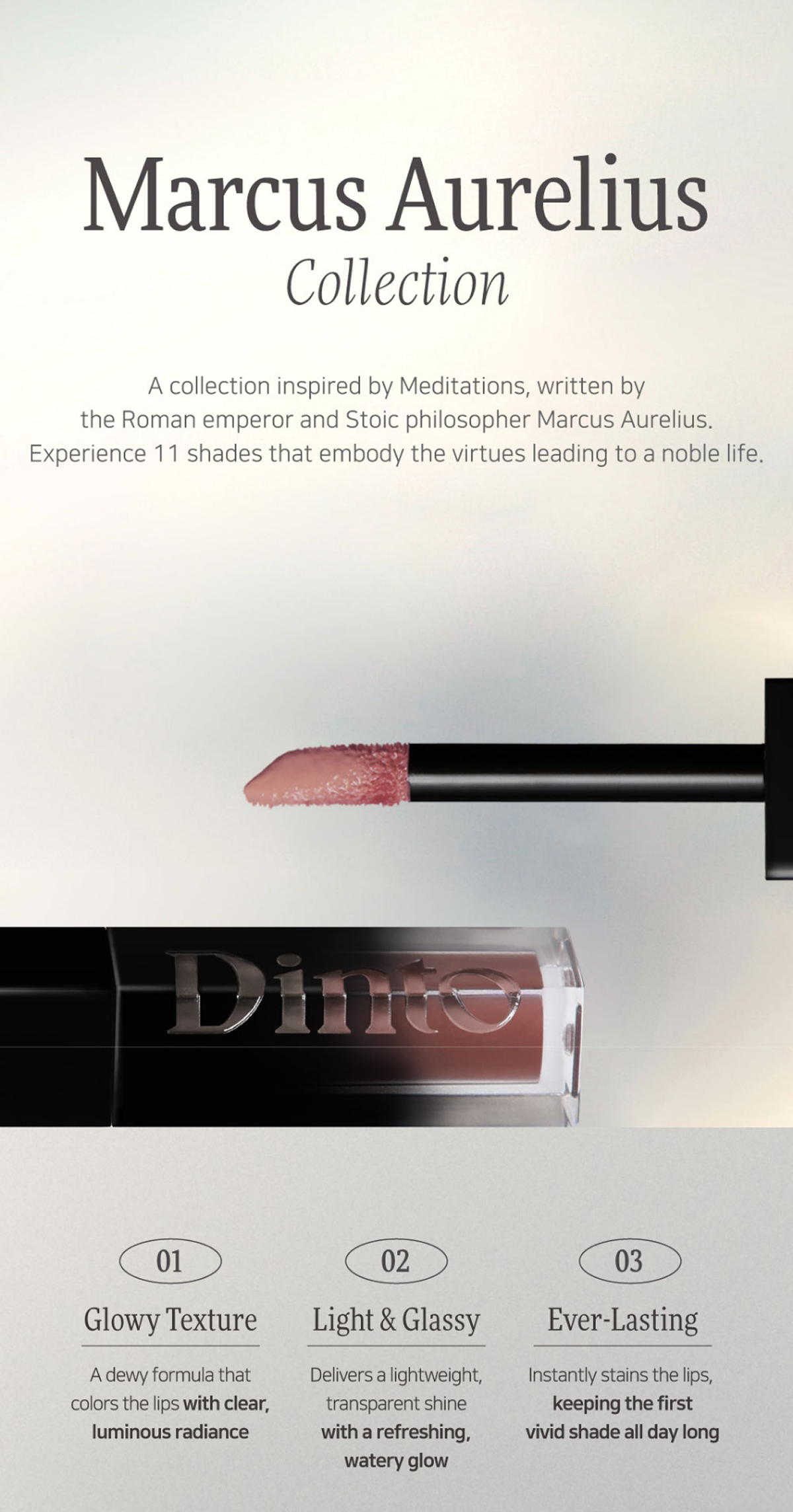 [Marcus Aurelius Collection] Blur-Glowy MINI Lip Tint (11 colors ...