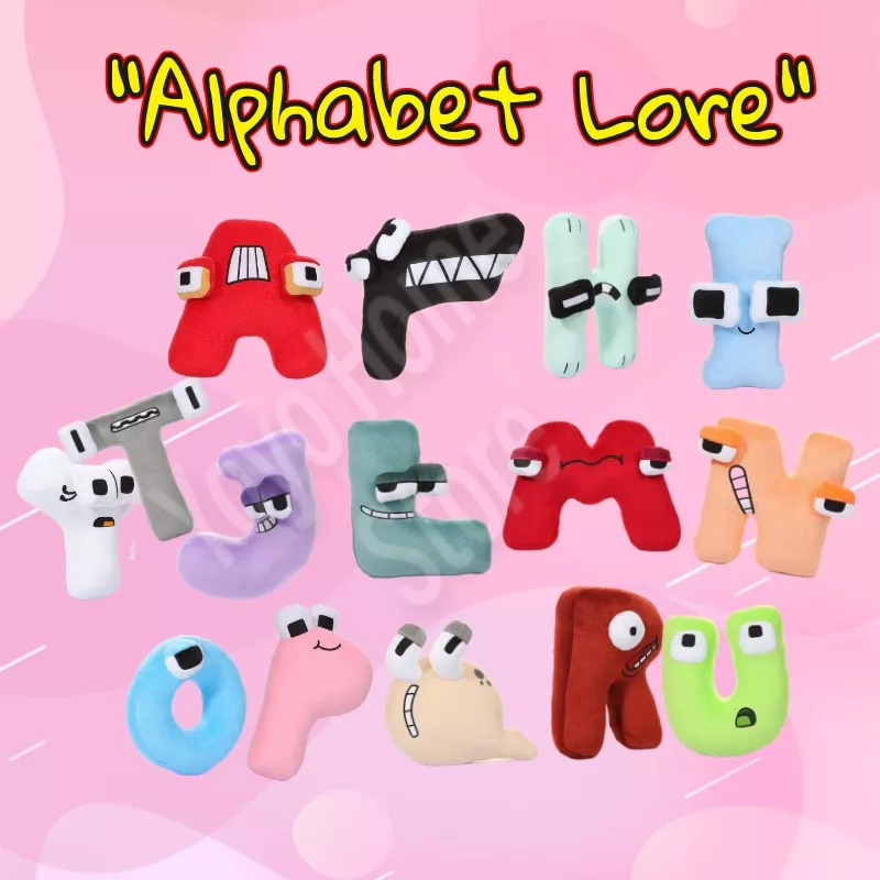 Alphabet Lore Plush,Alphabet Lore Plushies Stuffed Animal Doll Toys,Kids  Birthday Party Favor Preferred Gift for Holidays,Birthdays (F) : Buy Online  at Best Price in KSA - Souq is now : Toys