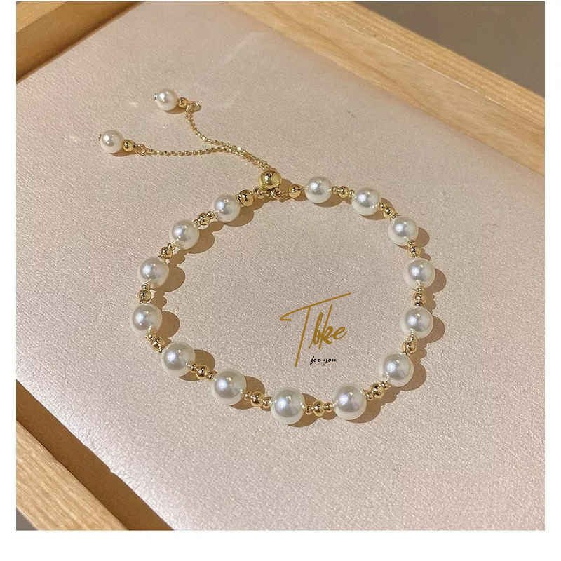 Tala 18K Gold Kyle Inspired - Pulled pearl bracelet Exquisite packaging ...