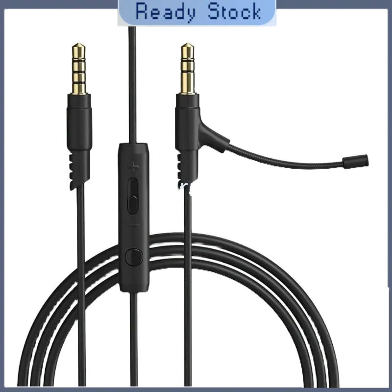 run 1.2M Boom Microphone Cable Mic For 3.5mm Headphone With Condenser