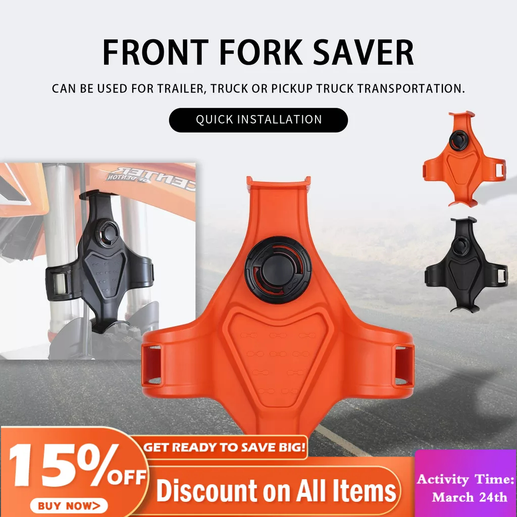 Dirt Bike Fork Saver, Plastic Front Fork Support Guard Brace for Dirt