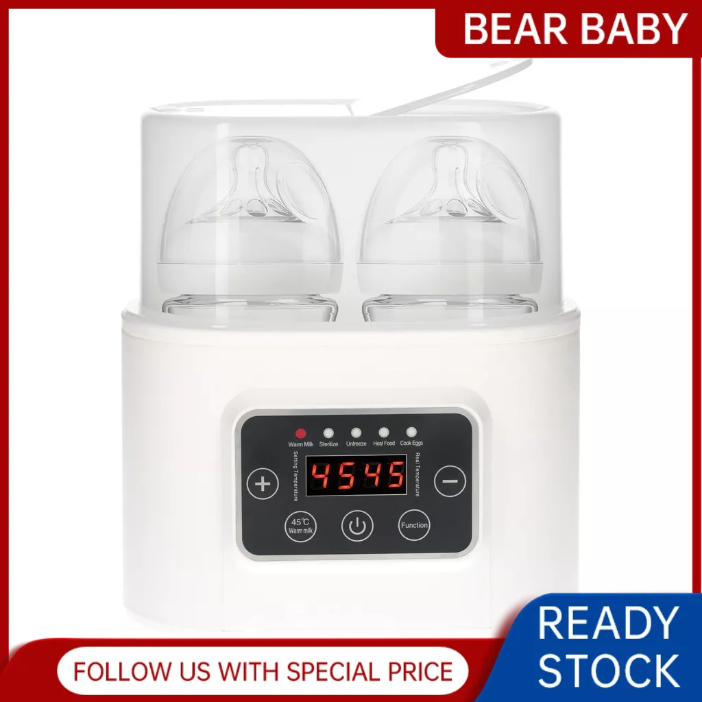 Baby Bottle Warmer 5in1 Digital Baby Food Heater with Timer Digital