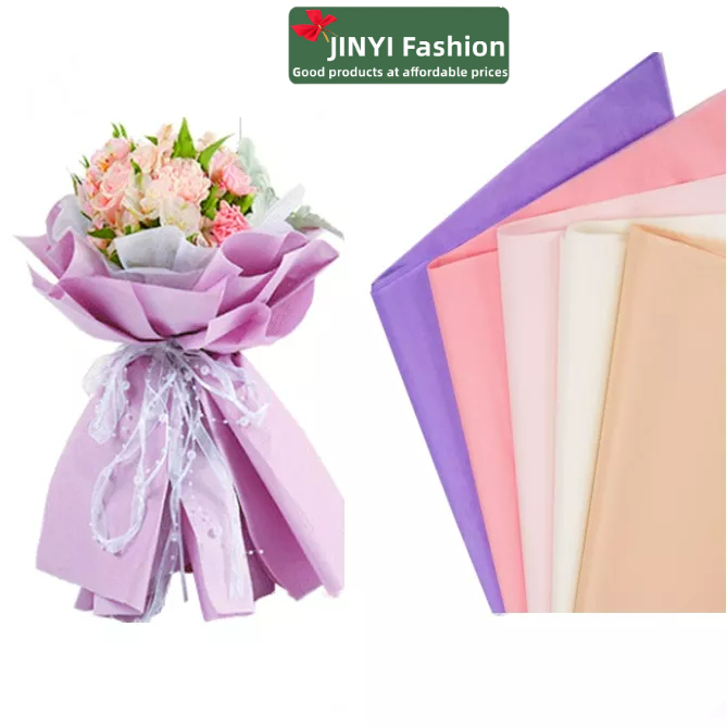 5pcs]Flower Wrapping Paper Gift Wrapping Paper Gold Edge Jelly Wrapping Paper Paper Baking Wrapping I.1073115147 - View #9