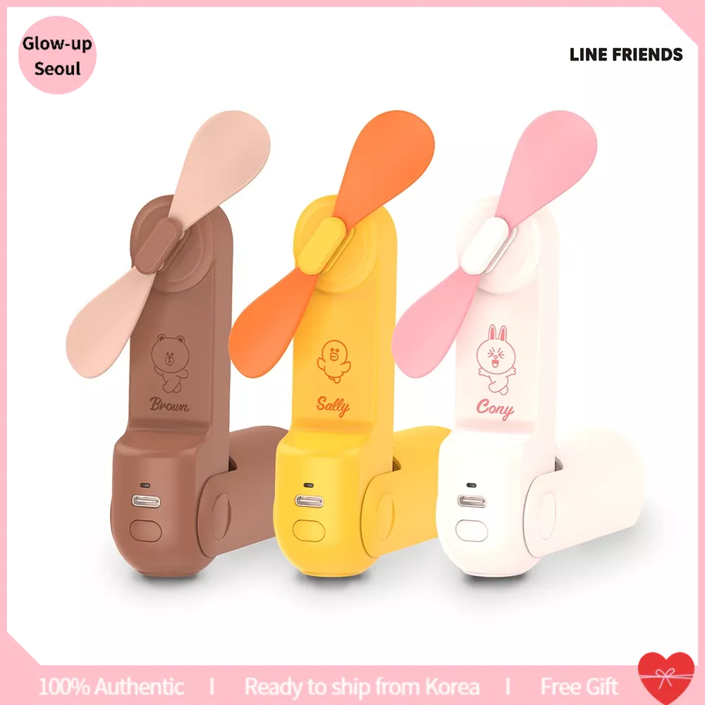 [Line Friends] Line Friends Swing Portable Mini Fan / Line Friends Fan ...