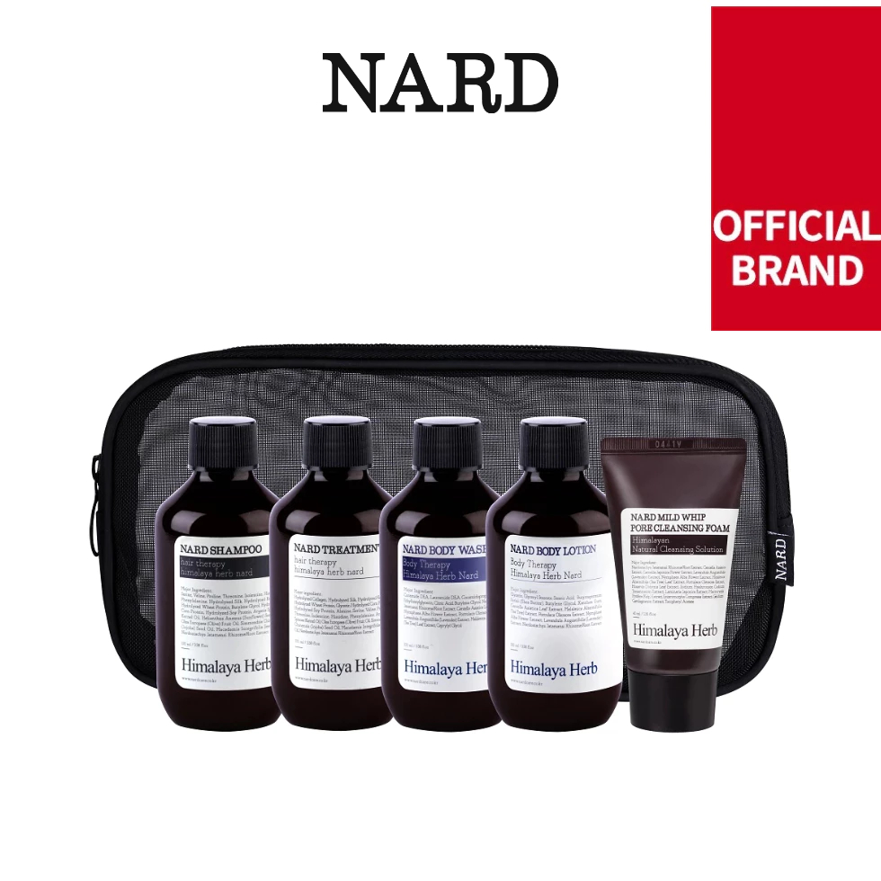 [NARD] Hair and Body Care Travel Kit Shampoo 100ml, Treattment 100ml