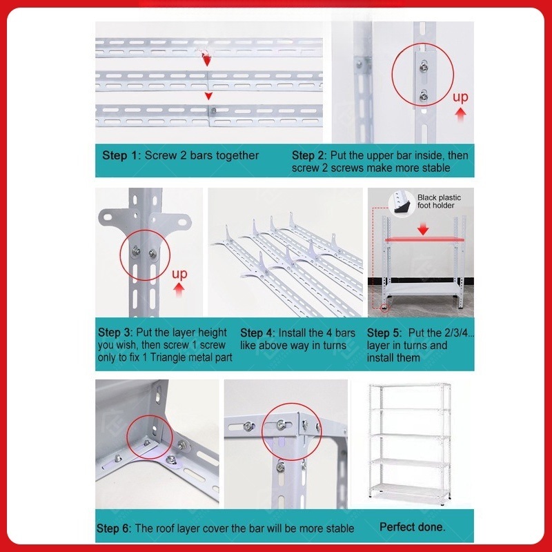 Durable and Rustproof Steel Rack with Boltless Design | Shopee Philippines