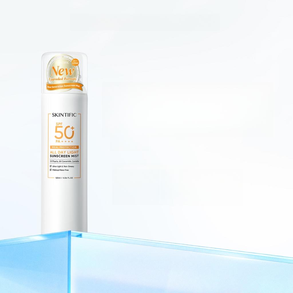 120ml Skintific Sun Protection Mist with Advanced Formula | Shopee ...