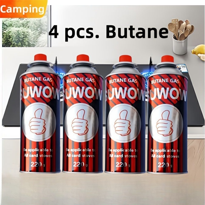 Ready Stock Suwon 4pcs x 220g butane gas for portable gas stove 220g ...