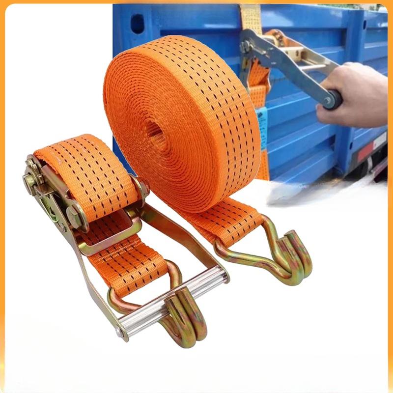 10M Ratchet Cargo Strap with Steel Hooks for Secure Load Handling ...