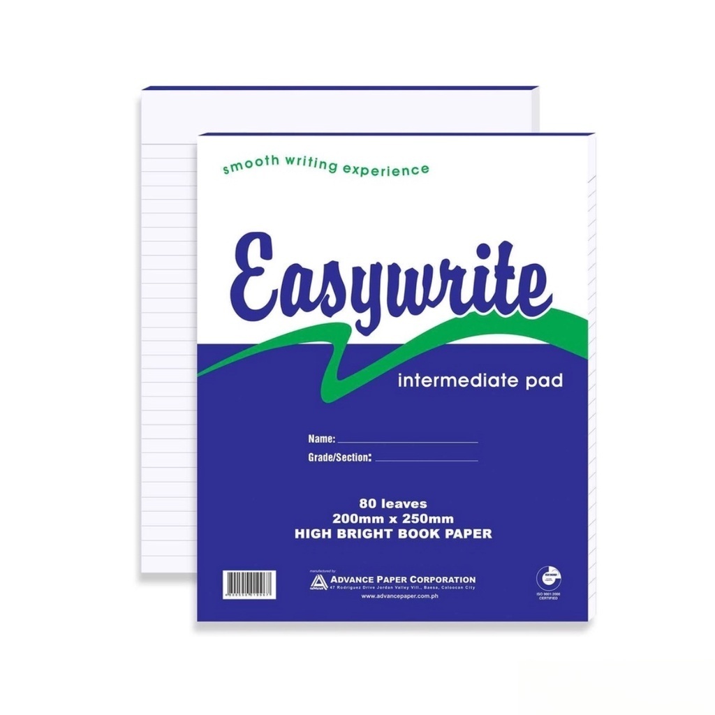 Easywrite Writing Pad with Smooth Writing Experience | Shopee Philippines