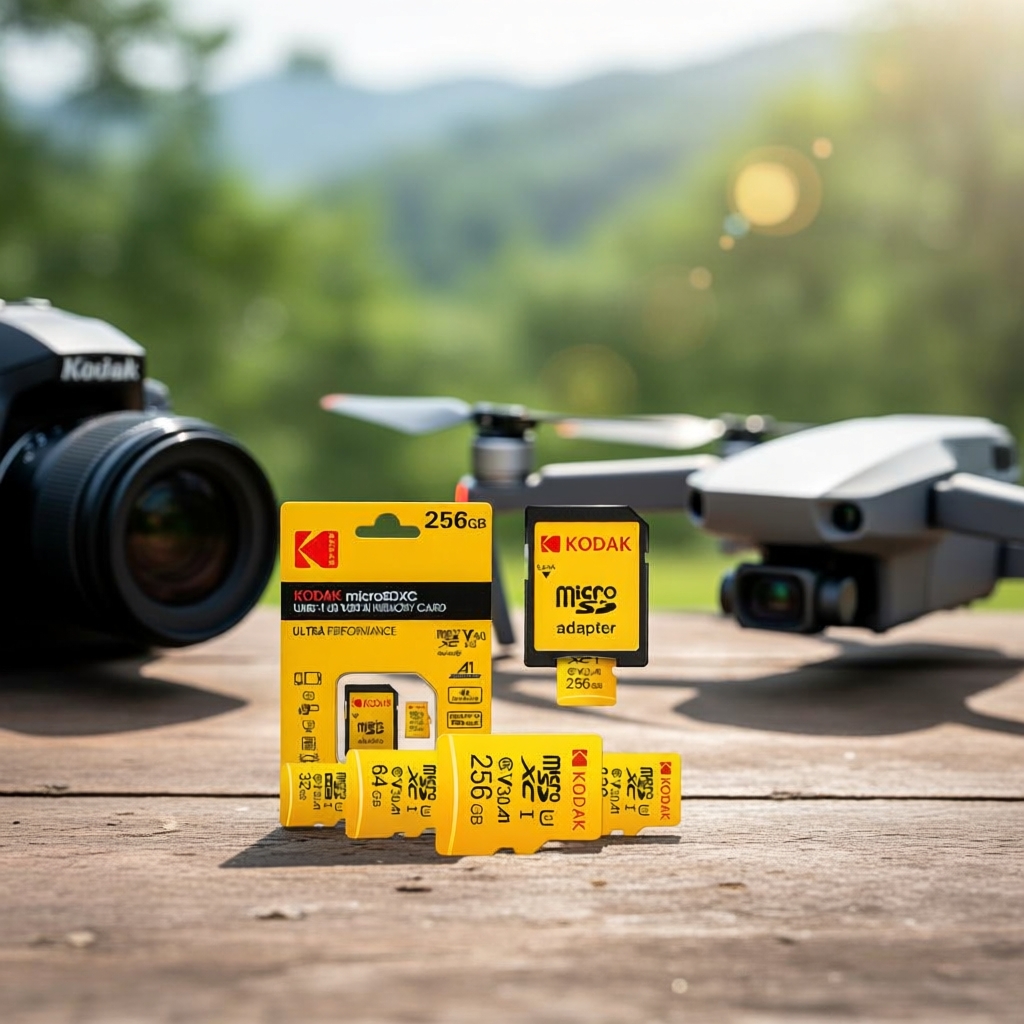 KODAK Red MicroSD Card 32GB-256GB U3 Class 10 4K High-Speed TF Memory ...