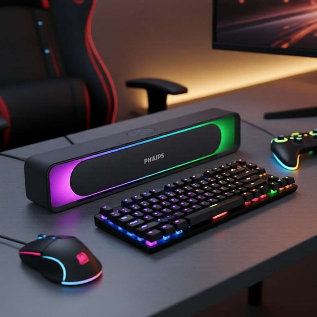 Philips Dual-Mode Gaming Speakers 5.3 | RGB Light Effects | For PC ...