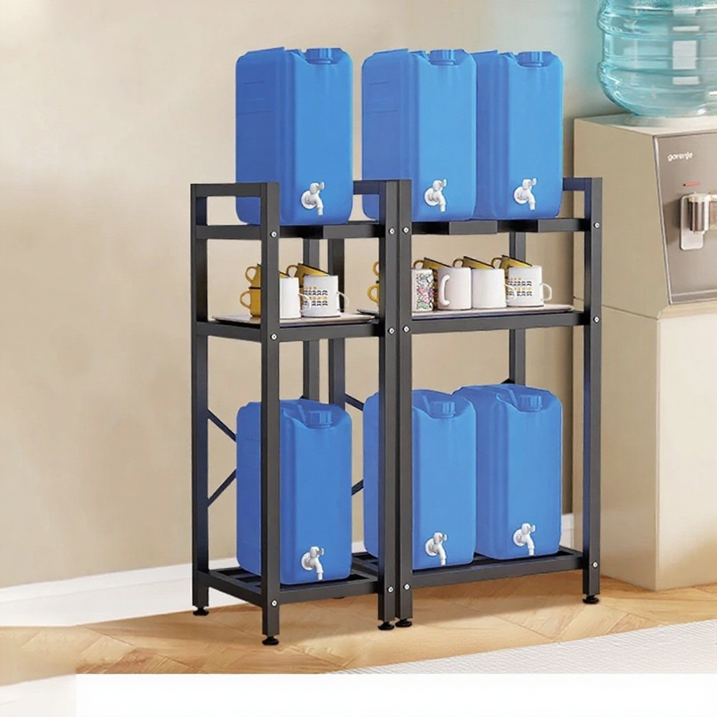 Thickened Carbon Steel Water Container Rack – Water Gallon Holder with ...