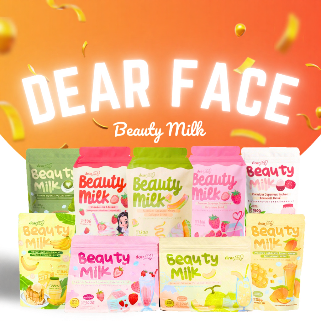 DEAR FACE Beauty Milk | Premium Japanese Collagen Drink for Glowing ...