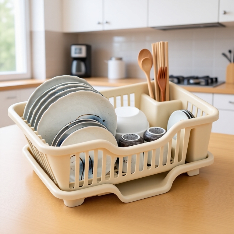 dish rack kitchen organizer plastic - Best Prices and Online Promos ...