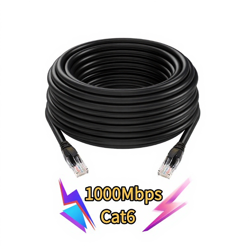 1000Mbps Cat6 RJ45 Outdoor Internet Lan Cable - Available in Multiple ...