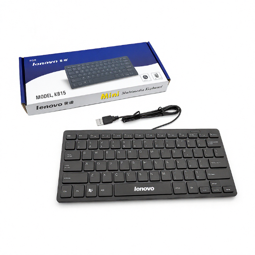 LENOVO Multimedia USB Mini Keyboard for PC Laptop Computer | Shopee ...