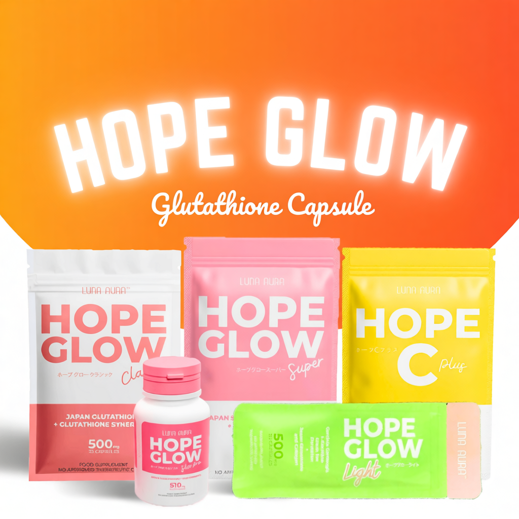 laminas de glutathione Luna Aura Hope Glow Crystal Peach Glutathione Juice Drink/HoneyDew Green  Tea 10sachets main image 1