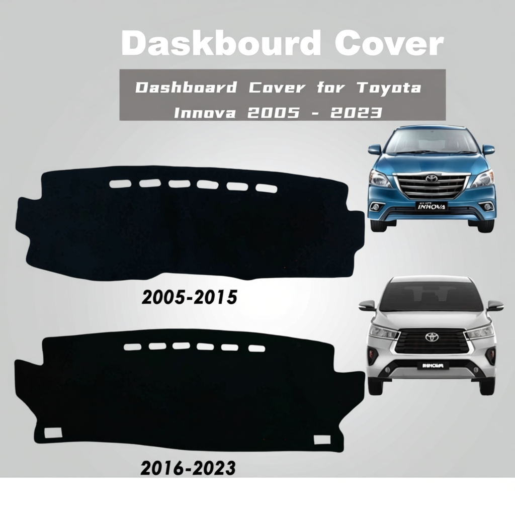 Dashboard Cover for Toyota Innova 2005 - 2023 High Quality Non-slip ...