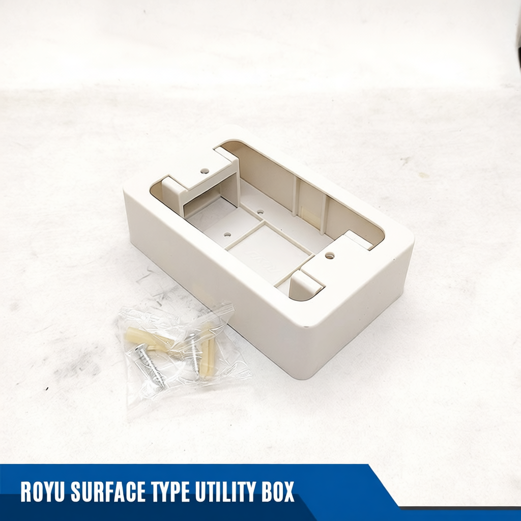 Royu Surface Type Utility Box with Scew and Tox (RUB2) | Shopee Philippines