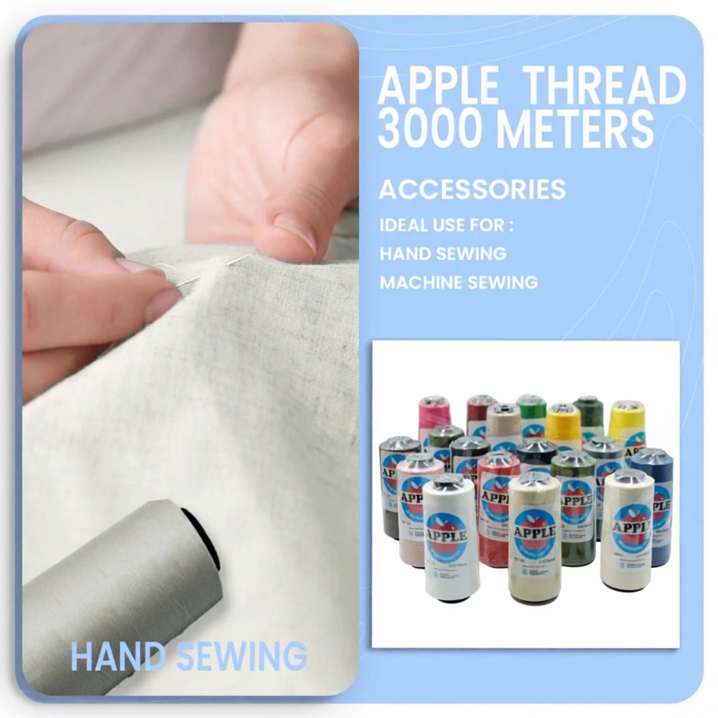 Apple Sewing Thread 3000 Yards COLORED 1PC (Sinulid) | Shopee Philippines