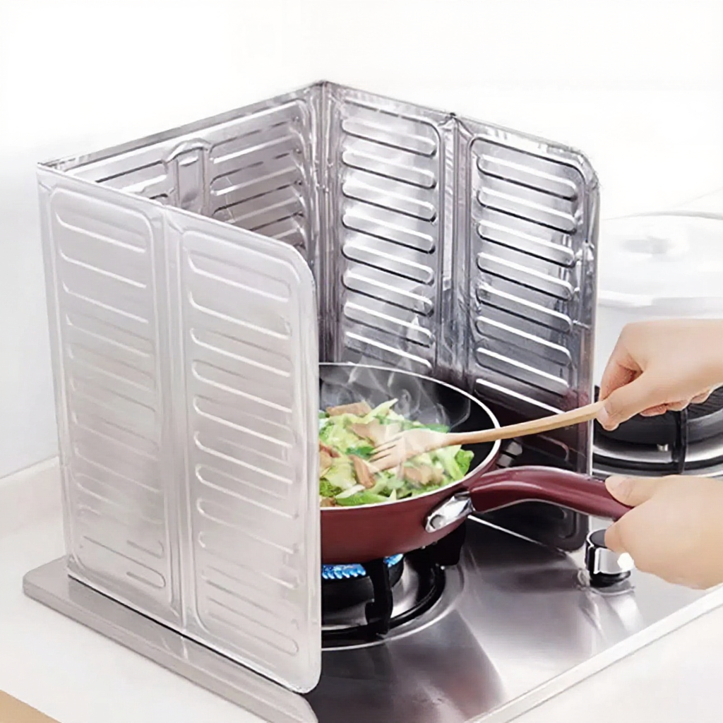 Frying Oil Splash Screen Cover – Anti-Splatter Shield for Kitchen ...