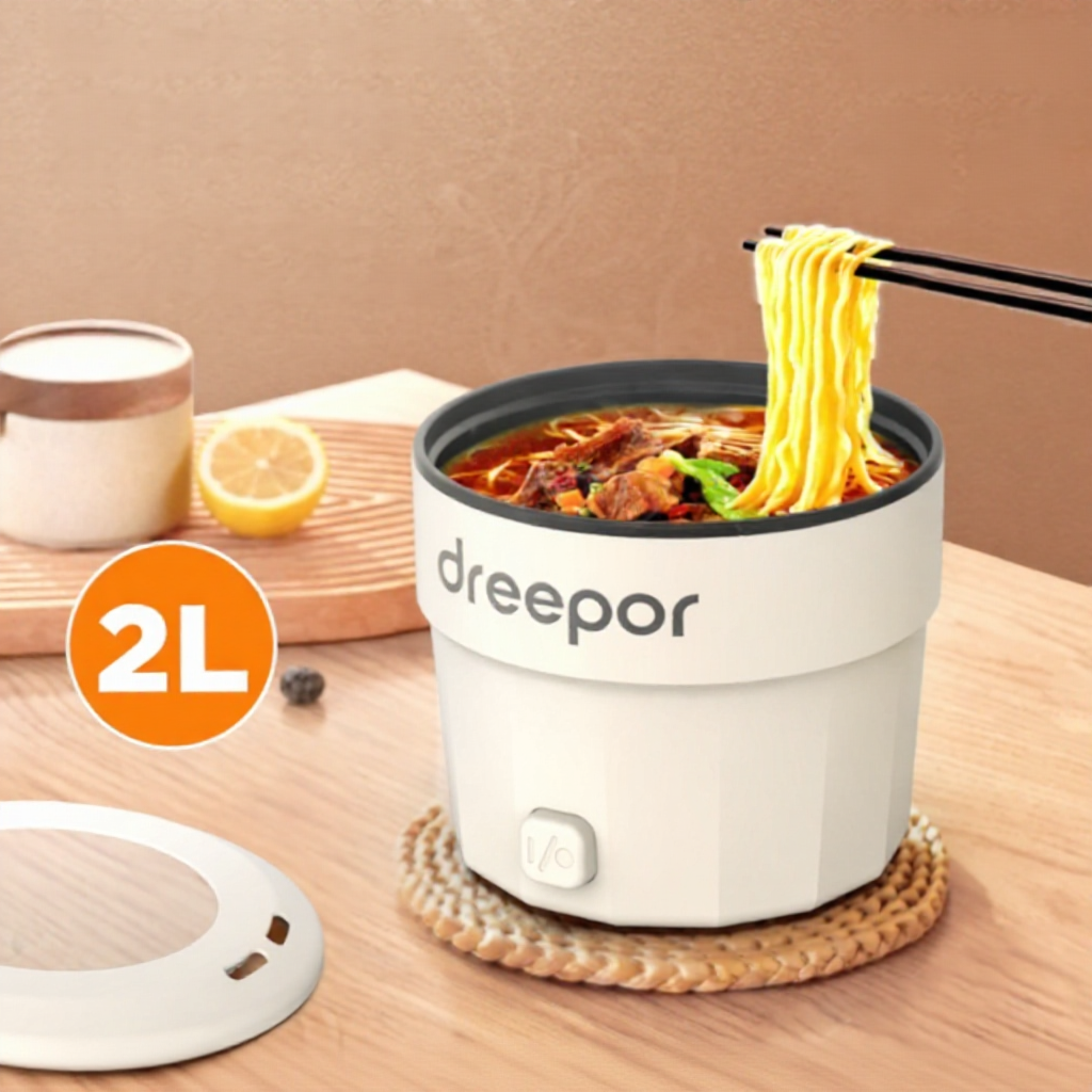 Dreepor Mini Electric Cooker – Small Multi-Heating Pot | Shopee Philippines