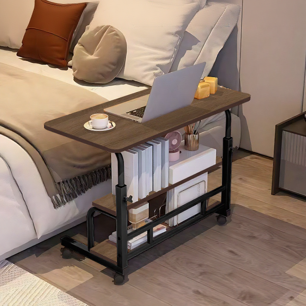 Adjustable Laptop Table Desk – Portable Bedside Study Table for Home ...