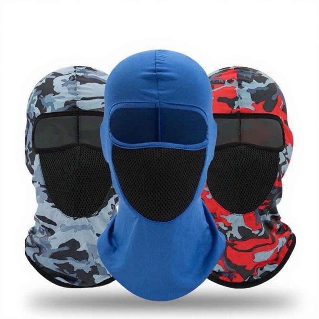 Balaclava Full Face Motorcycle Mask – Head Cover for Riding, Skiing ...