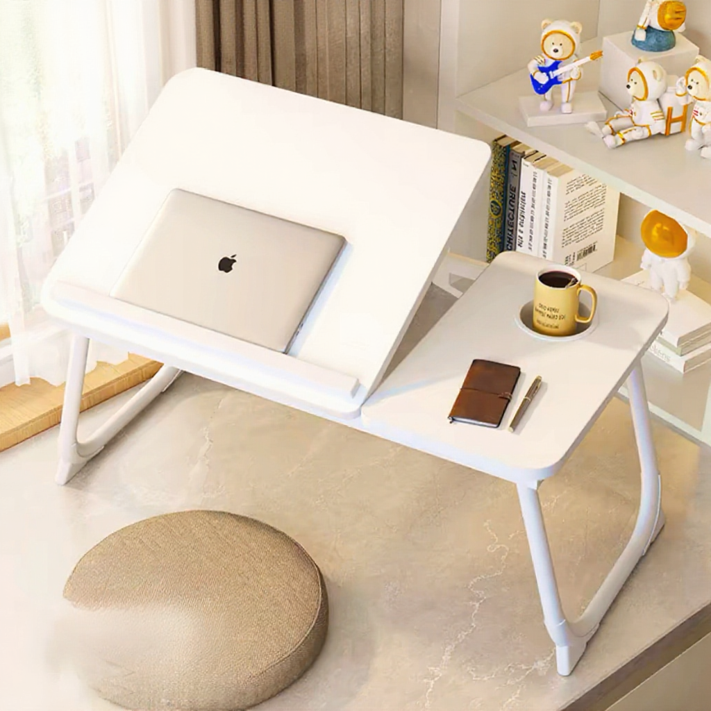 Folding Portable Laptop Table – Multi-Functional Notebook and Sofa Desk ...