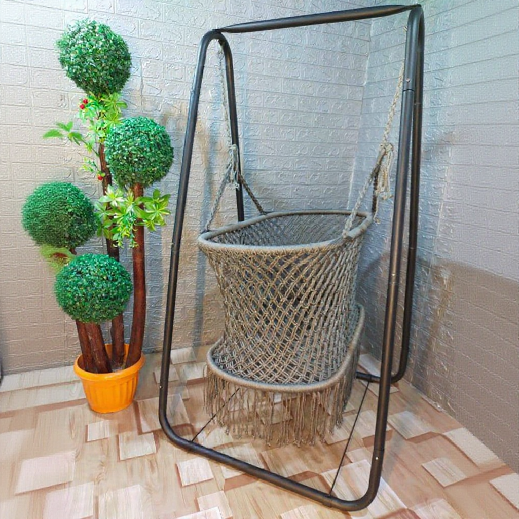 Duyan Superpino with Heavy-Duty Metal Stand, Rope, and Swing Chair ...
