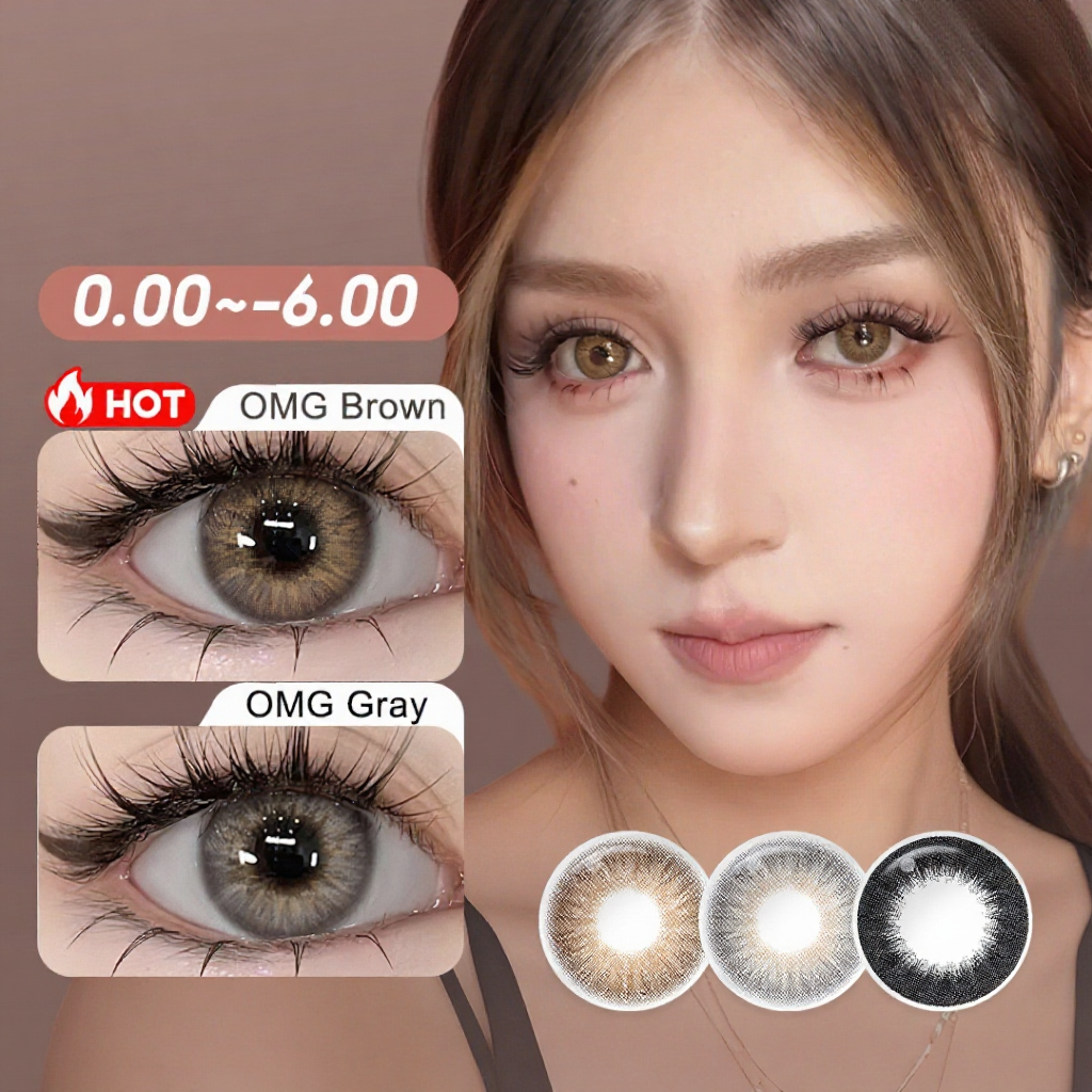 Magister OMG Contact Lenses – Brown, Gray, Black, Grade 14mm | Shopee ...