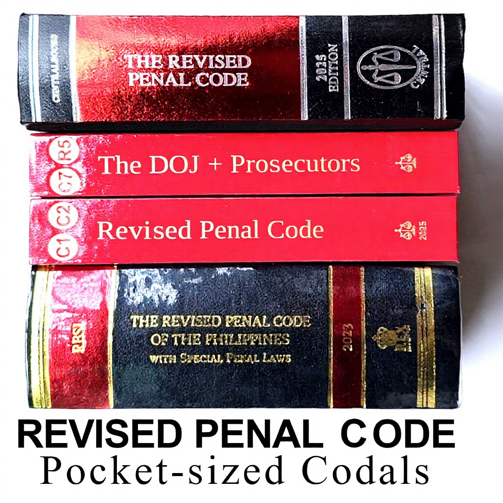 Pocket Codal (2023-2025) Revised Penal Code RPC Special Laws Rex ...