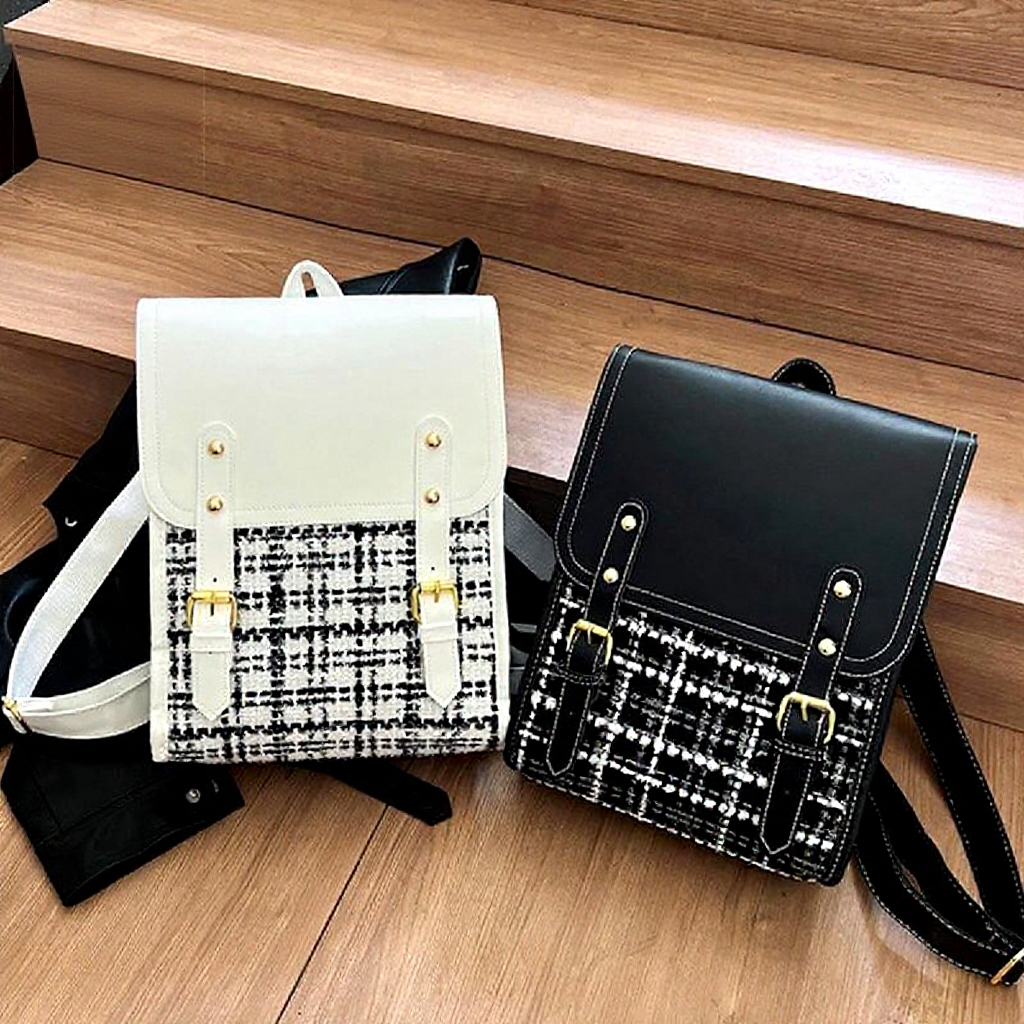 Small Leather Backpack for Women, Designer Shoulder Bag, Fashion School ...