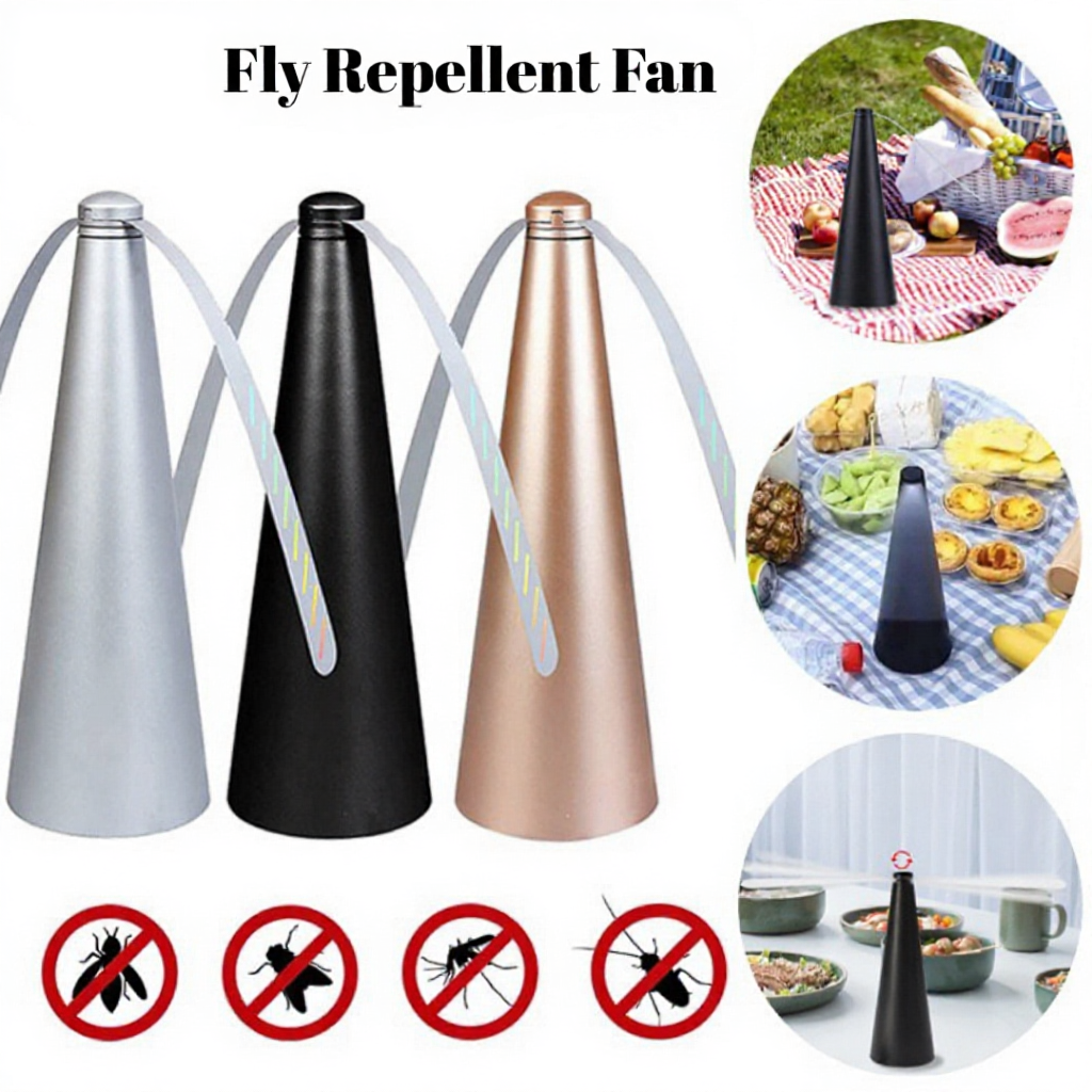 SLM Fly Repellent Fan – Chemical-Free Mosquito & Insect Trap, 1Pc ...