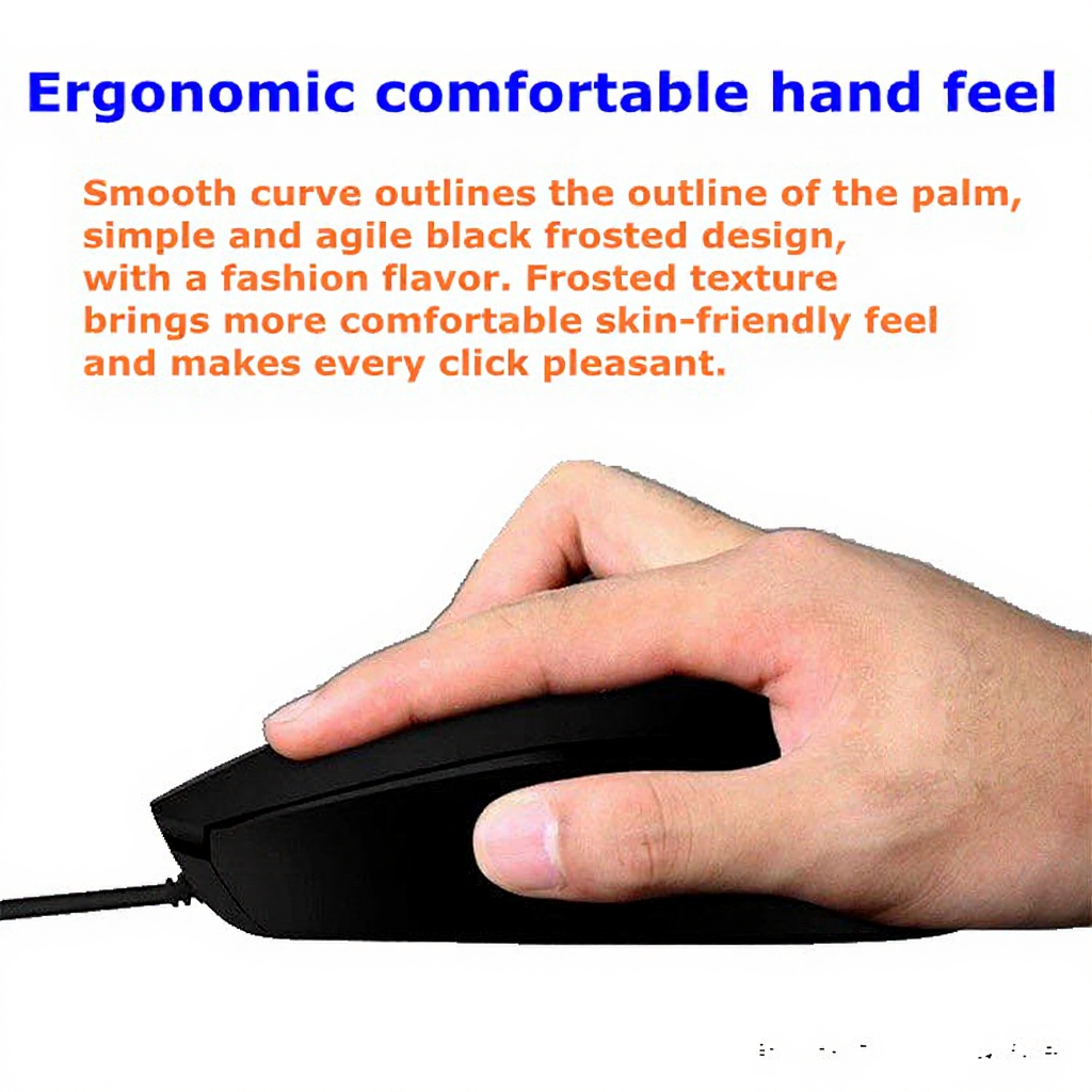 AOC KM160 Wired Keyboard and Mouse Set with Ergonomic Design and 1200 ...