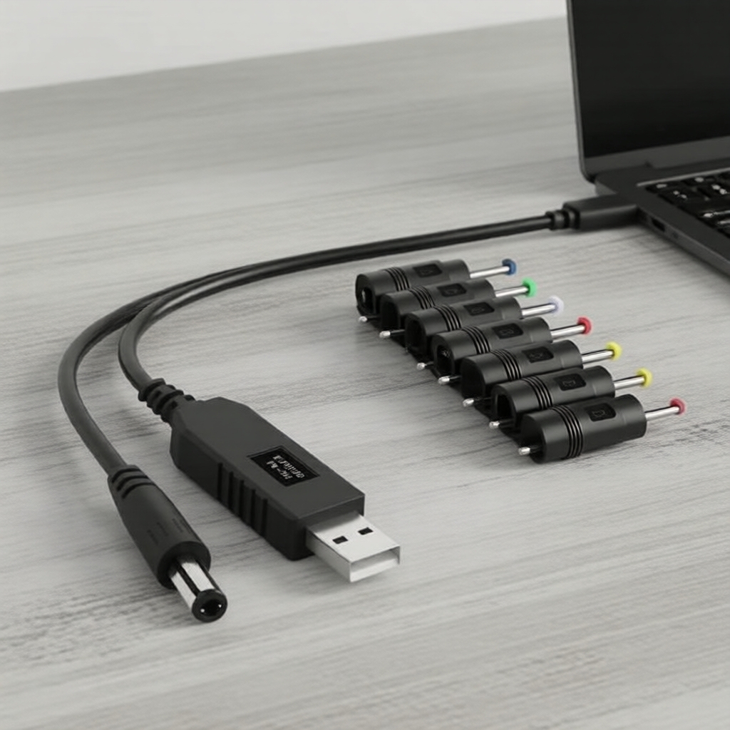 USB to 5V/12V Boost Cord – Power WiFi Routers/Modems from Power Banks ...
