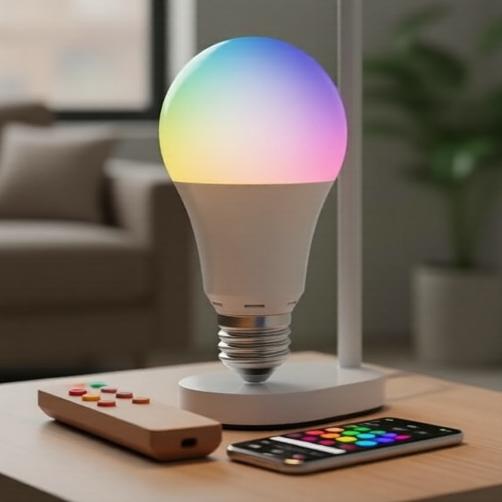 Tuya E27 Smart RGB LED Bulb 9W Bluetooth App Control Color Changing ...