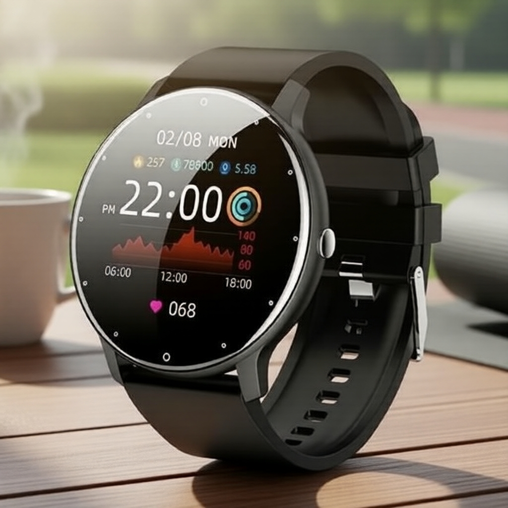 Smartwatches compatible with Android and iOS, offering water resistance ...